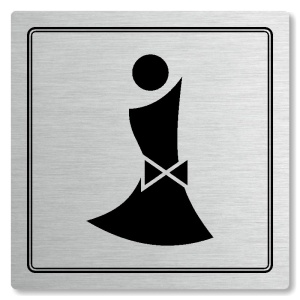 Piktogram WC ženy